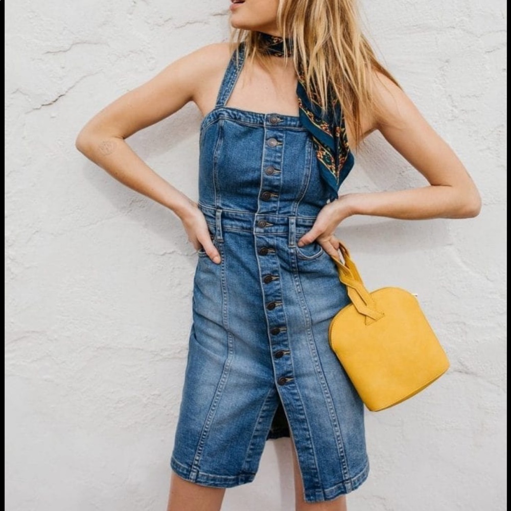 Denim Jean dress. Size 8